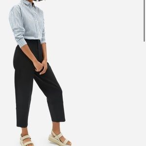 Everlane Black Utility Barrel Pants